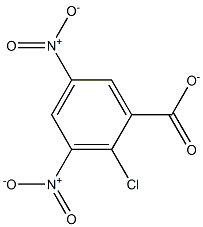 2-Chloro-3,5-dinitrobenzenecarboxylate Structure