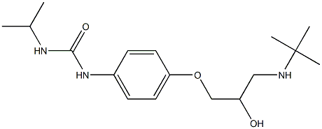  1-Isopropyl-3-[4-[2-hydroxy-3-[tert-butylamino]propoxy]phenyl]urea