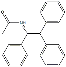 (-)-N-[(R)-1,2,2-Triphenylethyl]acetamide 结构式