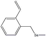 2-[(Methylseleno)methyl]styrene