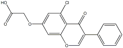 [[5-Chloro-3-phenyl-4-oxo-4H-1-benzopyran-7-yl]oxy]acetic acid