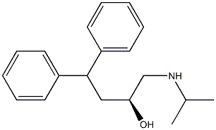 (S)-1-(Isopropylamino)-4,4-diphenyl-2-butanol Structure
