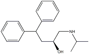 (S)-1-(Isopropylamino)-4,4-diphenyl-2-butanol,,结构式