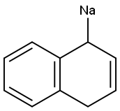 (1,4-Dihydronaphthalen)-1-ylsodium Structure