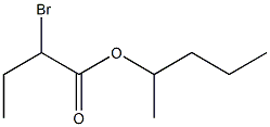 (-)-2-Bromobutyric acid pentan-2-yl ester Struktur