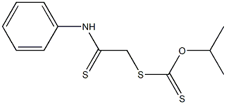 Dithiocarbonic acid O-isopropyl S-[2-anilino-2-thioxoethyl] ester