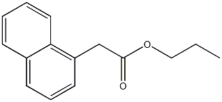 1-Naphthaleneacetic acid propyl ester Structure