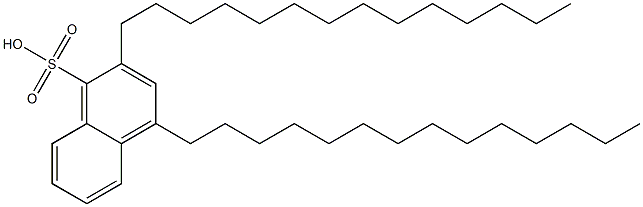 2,4-Ditetradecyl-1-naphthalenesulfonic acid