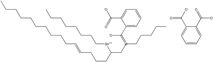 Bis[phthalic acid 1-(4-pentadecenyl)]dioctyltin(IV) salt 结构式