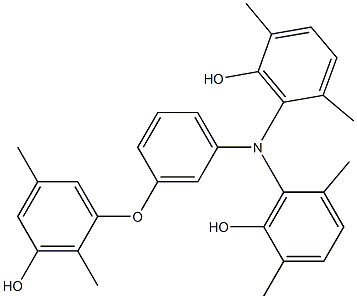 N,N-Bis(6-hydroxy-2,5-dimethylphenyl)-3-(3-hydroxy-2,5-dimethylphenoxy)benzenamine