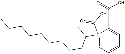 (+)-フタル酸水素1-[(S)-1-メチルデシル] 化学構造式