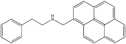 1-(2-Phenylethylaminomethyl)pyrene Struktur
