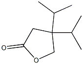 4,5-Dihydro-4,4-diisopropyl-2(3H)-furanone 结构式