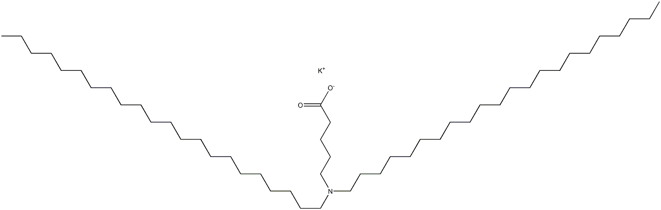 5-(Didocosylamino)valeric acid potassium salt Structure