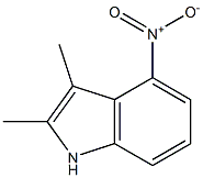 2,3-Dimethyl-4-nitro-1H-indole,,结构式