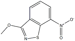 3-Methoxy-7-nitro-1,2-benzisothiazole Struktur