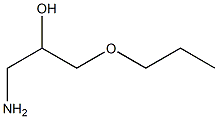 1-Amino-3-propoxy-2-propanol Structure