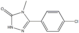 4-Methyl-5-(4-chlorophenyl)-2H-1,2,4-triazol-3(4H)-one|