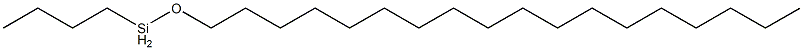 Butyl(octadecyloxy)silane Structure