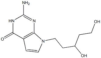 2-Amino-7-(3,5-dihydroxypentyl)-7H-pyrrolo[2,3-d]pyrimidin-4(3H)-one|