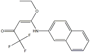 1,1,1-Trifluoro-4-(2-naphthalenylamino)-4-ethoxy-3-buten-2-one|