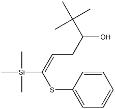 2,2-Dimethyl-6-(phenylthio)-6-(trimethylsilyl)-5-hexen-3-ol