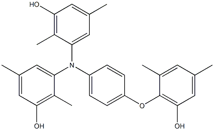 N,N-Bis(3-hydroxy-2,5-dimethylphenyl)-4-(6-hydroxy-2,4-dimethylphenoxy)benzenamine