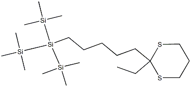 2-Ethyl-2-[5-[tris(trimethylsilyl)silyl]pentyl]-1,3-dithiane