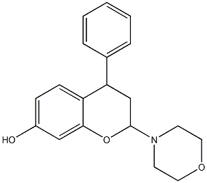 3,4-Dihydro-2-morpholino-4-phenyl-2H-1-benzopyran-7-ol