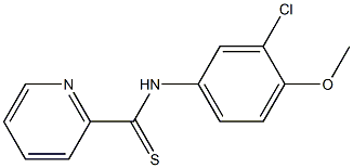 N-[3-Chloro-4-methoxyphenyl]pyridine-2-carbothioamide