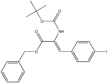 3-(4-Iodophenyl)-2-[(tert-butoxy)carbonylamino]acrylic acid benzyl ester|