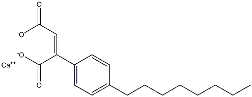 2-(4-Octylphenyl)maleic acid calcium salt Structure