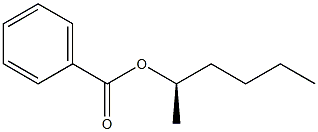 安息香酸(1R)-1-メチルペンチル 化学構造式