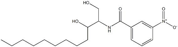 N-(1,3-Dihydroxydodecan-2-yl)-3-nitrobenzamide Structure