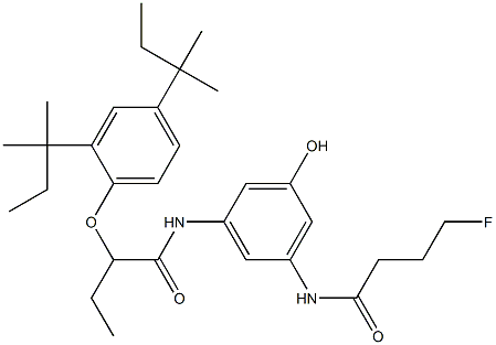 3-(4-Fluorobutyrylamino)-5-[2-(2,4-di-tert-amylphenoxy)butyrylamino]phenol