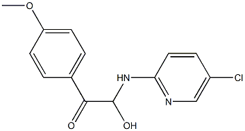  5-Chloro-2-[[2-(p-methoxyphenyl)-1-hydroxy-2-oxoethyl]amino]pyridine