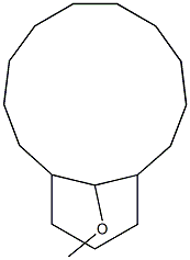 16-Methoxybicyclo[10.3.1]hexadecane Struktur