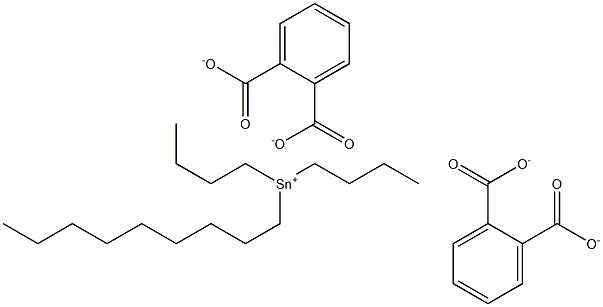Bis(phthalic acid 1-nonyl)dibutyltin(IV) salt Structure