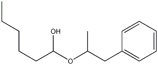 Hexanal benzylethyl acetal 结构式