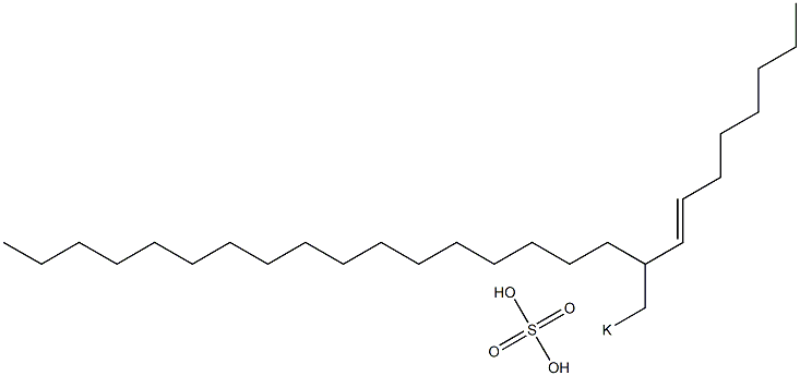 Sulfuric acid 2-(1-octenyl)nonadecyl=potassium ester salt