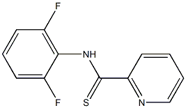 N-[2,6-Difluorophenyl]pyridine-2-carbothioamide,,结构式