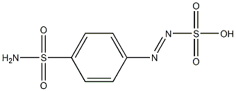 p-Sulfamoylbenzenediazosulfonic acid Struktur