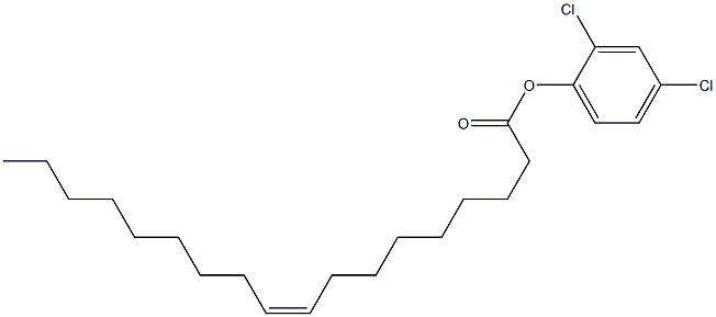 (9Z)-9-Octadecenoic acid 2,4-dichlorophenyl ester Structure