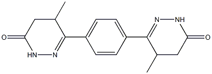 6,6'-(1,4-フェニレン)ビス[4,5-ジヒドロ-5-メチルピリダジン-3(2H)-オン] 化学構造式