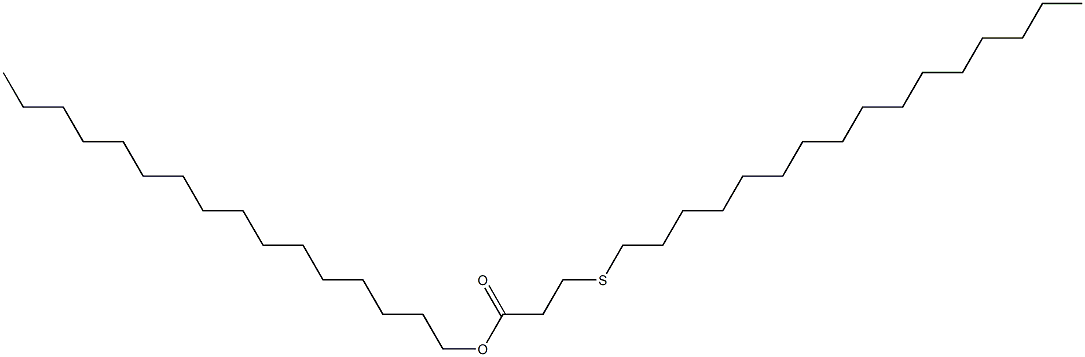3-(ヘキサデシルチオ)プロピオン酸ヘキサデシル 化学構造式