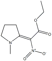  Nitro(1-methylpyrrolidin-2-ylidene)acetic acid ethyl ester