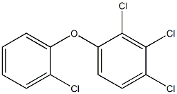 2,3,4-トリクロロフェニル2-クロロフェニルエーテル 化学構造式