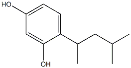 2-(2,4-Dihydroxyphenyl)-4-methylpentane 结构式