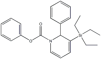 1,2-Dihydro-2-phenyl-3-(triethylsilyl)pyridine-1-carboxylic acid phenyl ester|