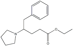 4-(Pyrrolidin-1-yl)-5-phenylpentanoic acid ethyl ester